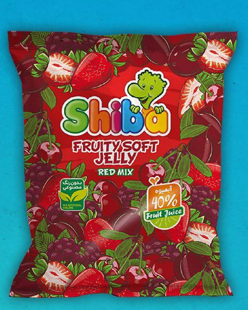 جيلي بطعم الفواكه الحمراء 160 غرام